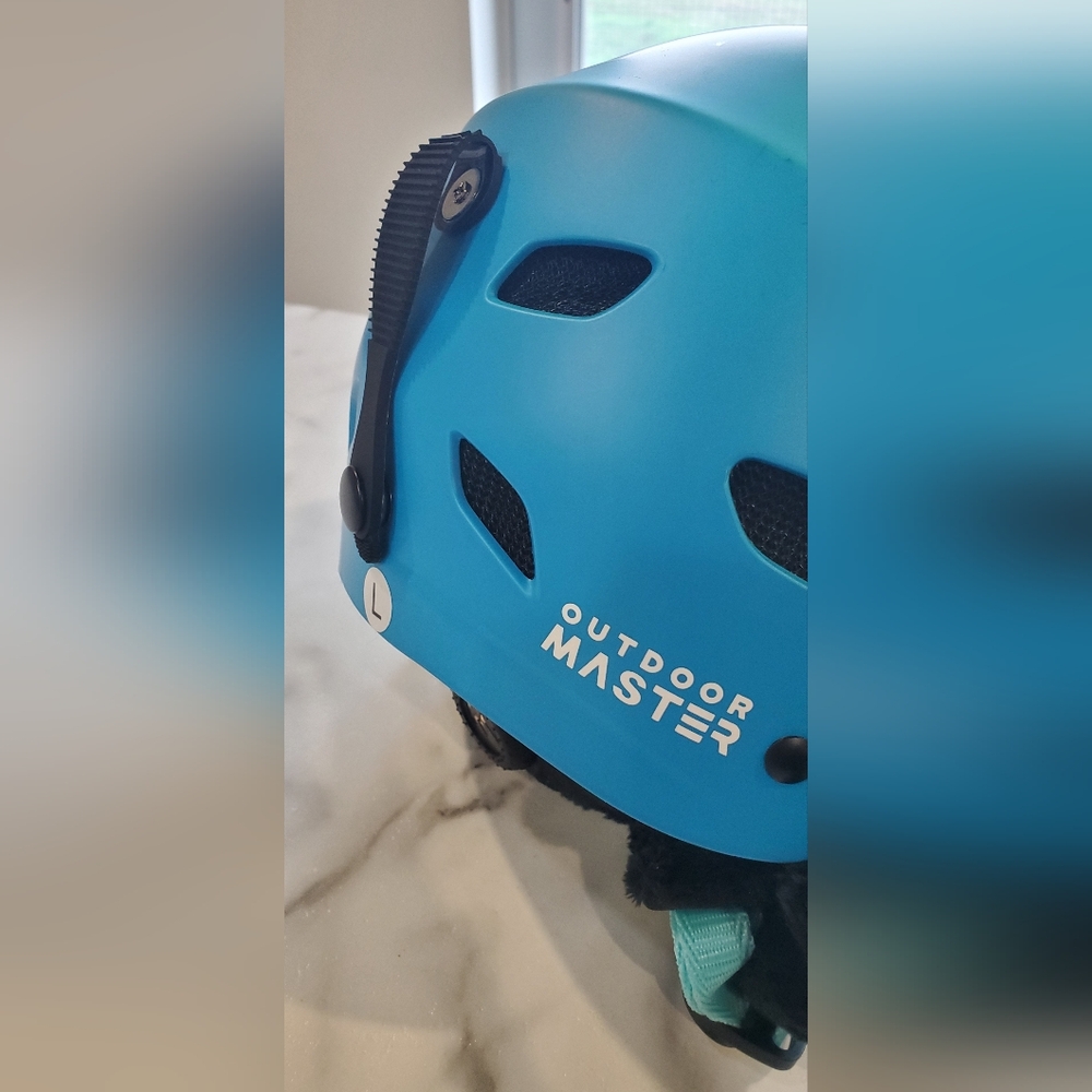 OutdoorMaster Blue Ski Helmet-NWOT - Picture 4 of 6